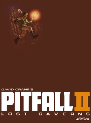 Pitfall II: Lost Caverns for Colecovision Box Art