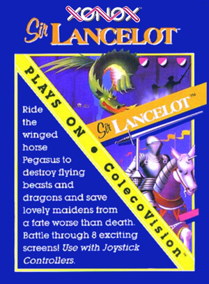 Sir Lancelot for Colecovision Box Art