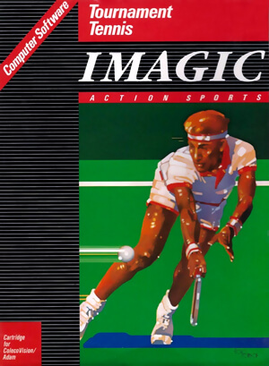 Tournament Tennis for Colecovision Box Art