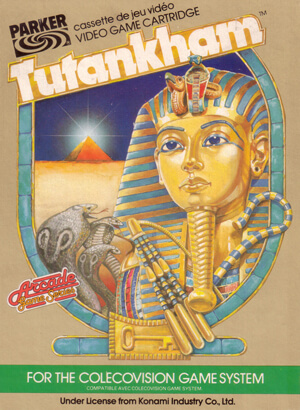 Tutankham for Colecovision Box Art