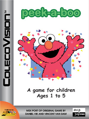 Peek-a-boo  for Colecovision Box Art