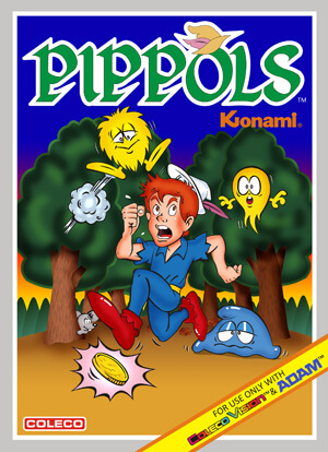 Pippols for Colecovision Box Art