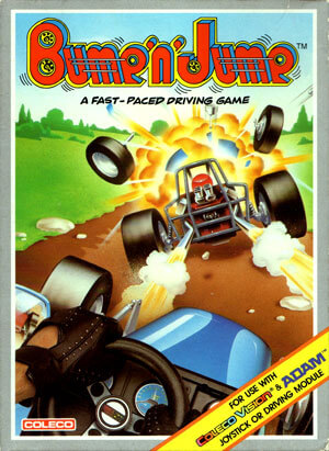 Bump'n Jump for Colecovision Box Art