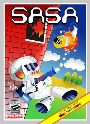 Sasa for Colecovision Box Art