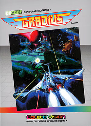 Gradius for Colecovision Box Art