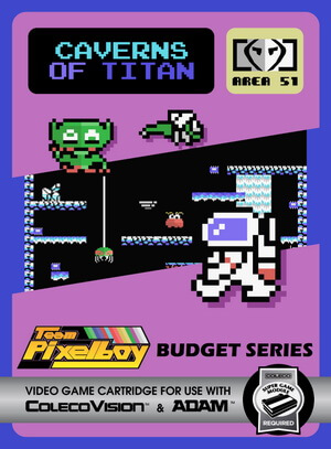 Caverns of Titan for Colecovision Box Art