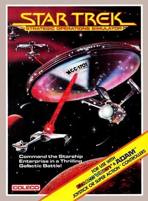 Star Trek: Strategic Operations Simulator for Colecovision Box Art