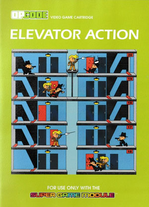 Elevator Action (Super Game Module Version) for Colecovision Box Art