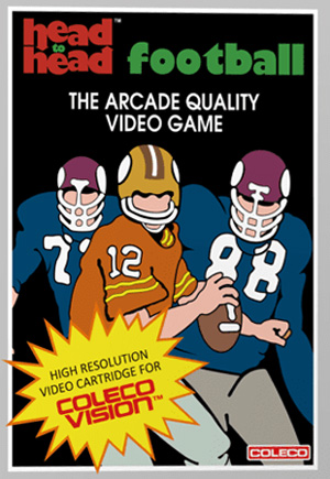 Head to Head Football for Colecovision Box Art