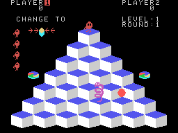 Q*bert Screenshot