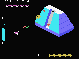 Zaxxon Super Game Screenshot