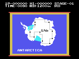 Antarctic Adventure Screenshot